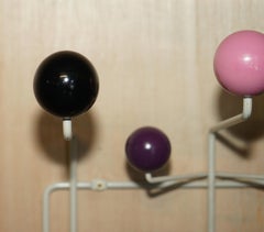 Vintage 1960's Atomic Coat Rack for Hats Scarves Coats & Gloves Very Space Age