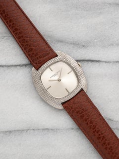 Vintage 1960s Audemars Piguet TV Case 18K WG Silver Dial Manual 31 mm