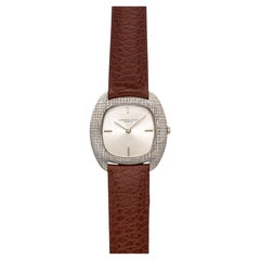 Vintage 1960s Audemars Piguet TV Case 18K WG Silver Dial Manual 31 mm