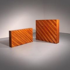 Vintage 1960s Beechwood Room Divider with Elegant Slatted Design