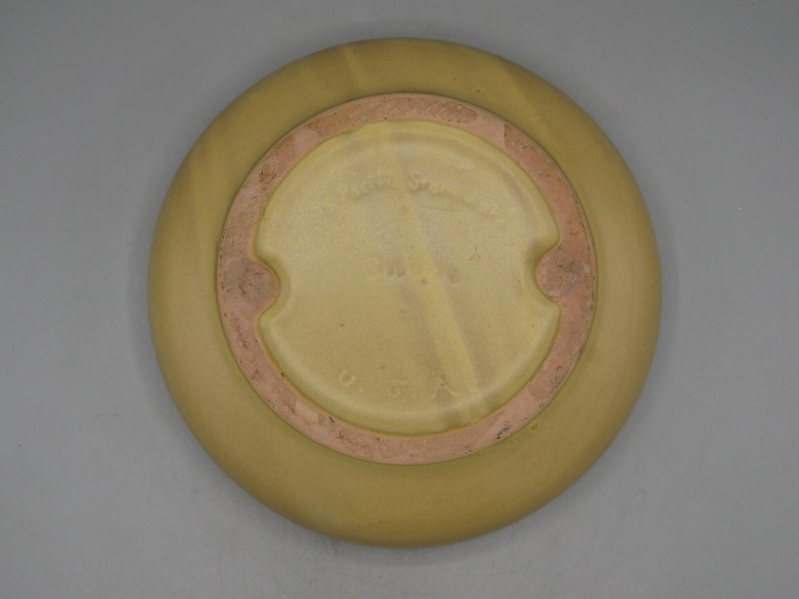 Vintage 1960's Bennett Welsh Pacific Stoneware Pottery Atomic Cat Ashtray For Sale 4