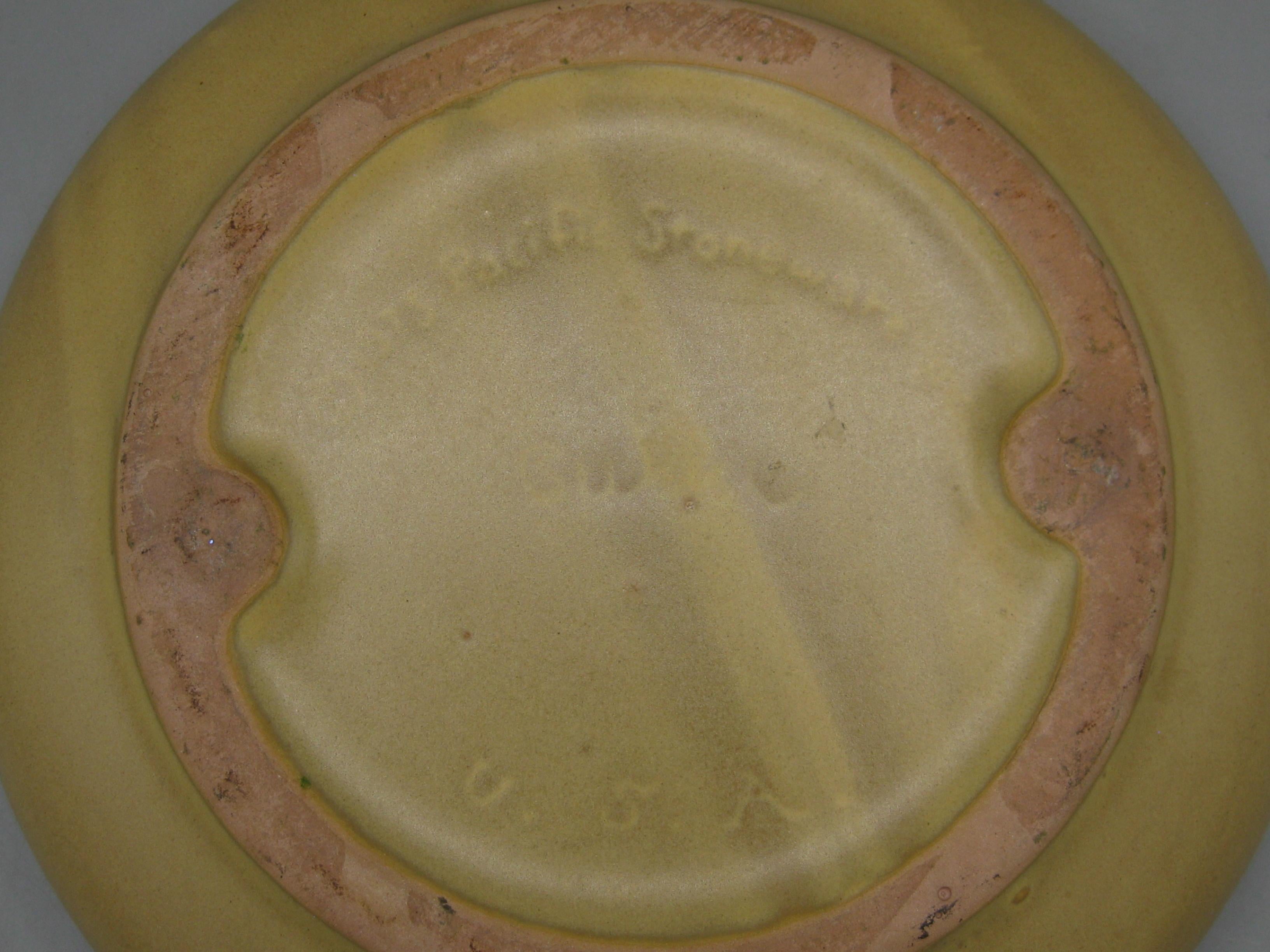 Vintage 1960's Bennett Welsh Pacific Stoneware Pottery Atomic Cat Ashtray For Sale 5