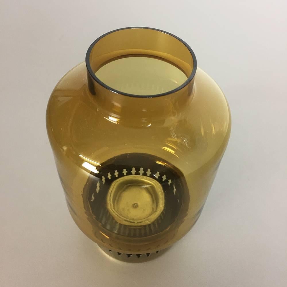 Mid-Century Modern Vintage 1960s Brass Candleholder by Hans-Agne Jakobsson Made in Sweden For Sale