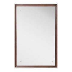 Vintage 1960s Broyhill Saga Mid Century Modern Mirror Etched Starburst Design.