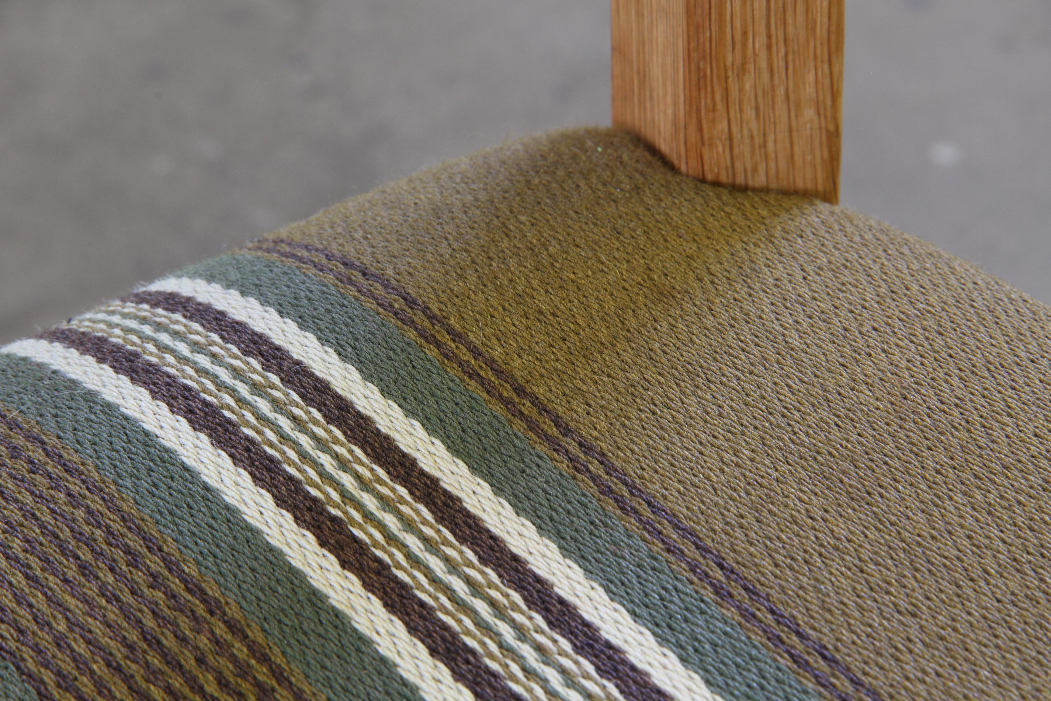 Vintage 1960s, Brualist Danish Modern Oak Dining Chairs by Henning Kjærnulf For Sale 10