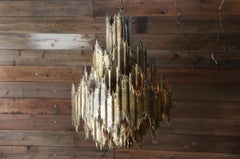 Lustre brutaliste des années 1960 par Tom Greene