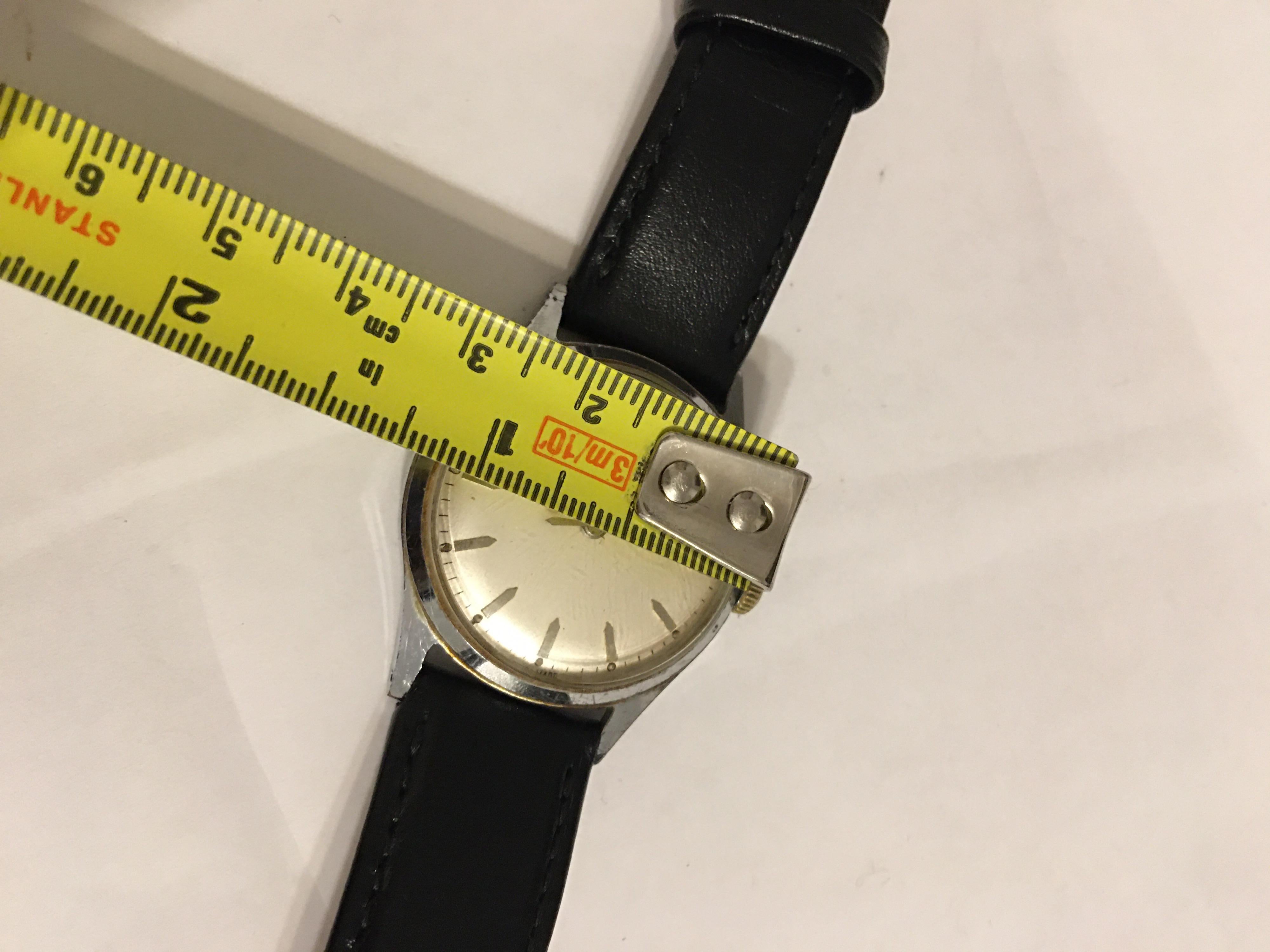 Vintage 1960s Bucherer 17 Jewels Mechanical Watch For Sale 3