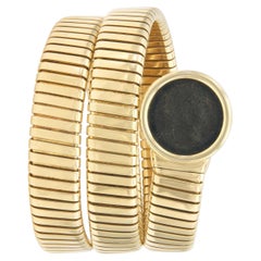 Vintage 1960s Bvlgari Tubogas Moneta Roman Coin Wrap Bracelet