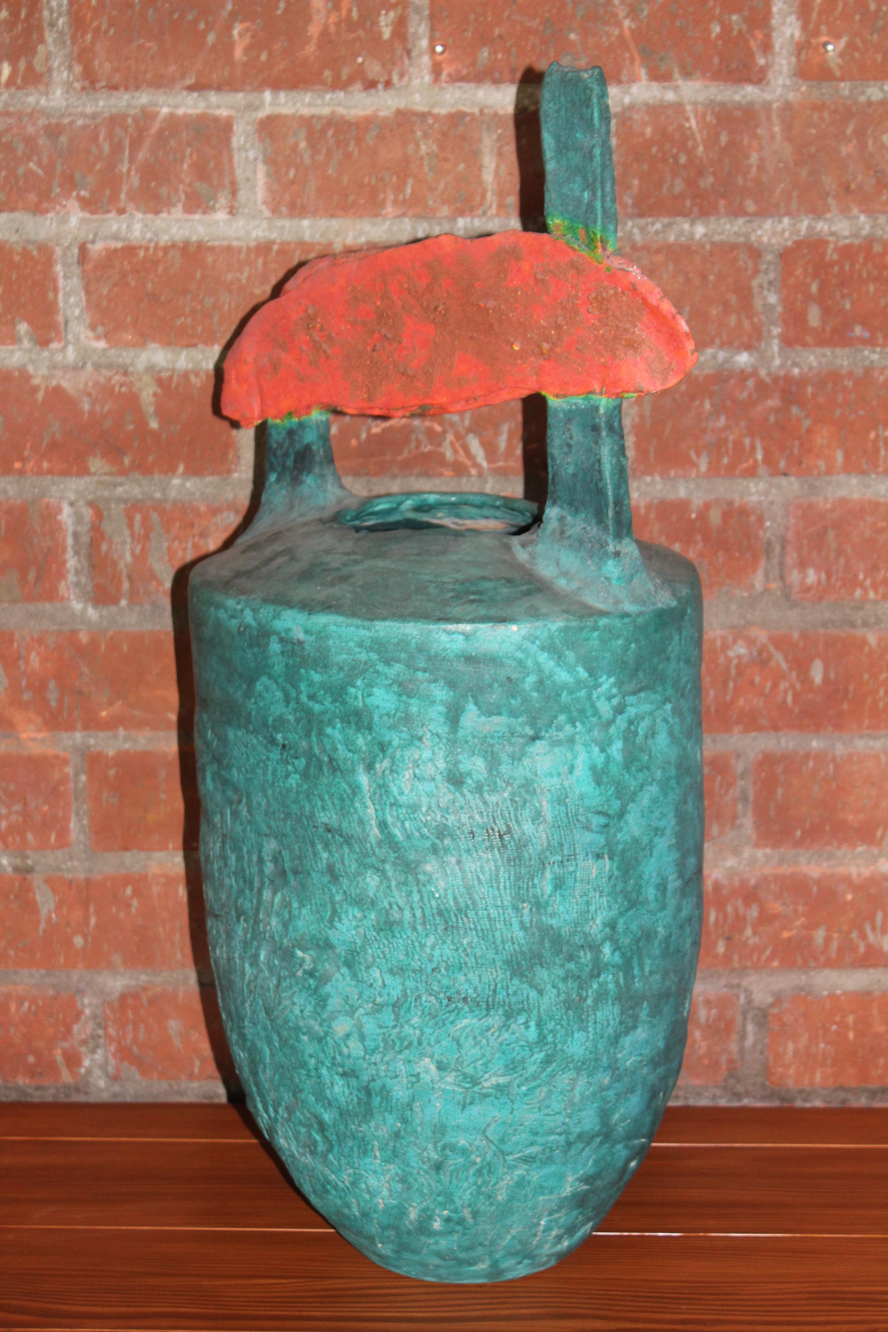 Vintage 1960s California Pottery Vessel For Sale 3