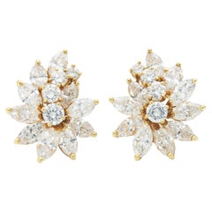 Orecchini a grappolo con diamanti di Cartier, vintage 1960, 8,70 carati