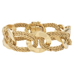 Bracciale a maglie Cartier vintage degli anni '60