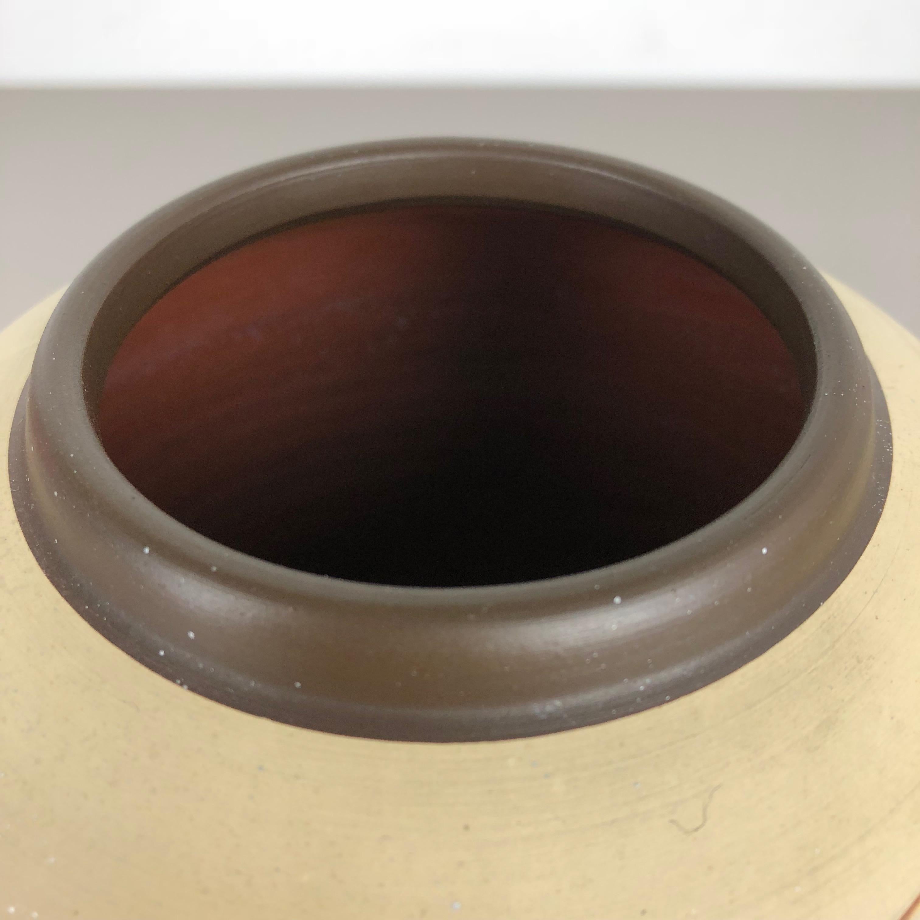 Mid-Century Modern Vintage 1960s Ceramic Pottery Vase by Sawa Ceramic Franz Schwaderlapp, Germany For Sale
