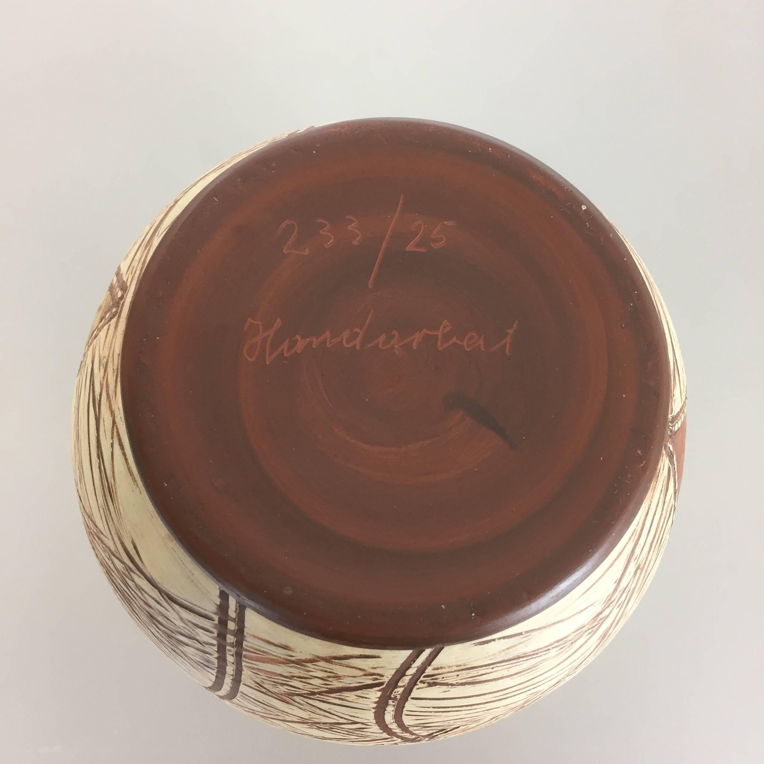 Keramikvase aus den 1960er Jahren von Sawa Ceramic Franz Schwaderlapp, Deutschland im Angebot 2