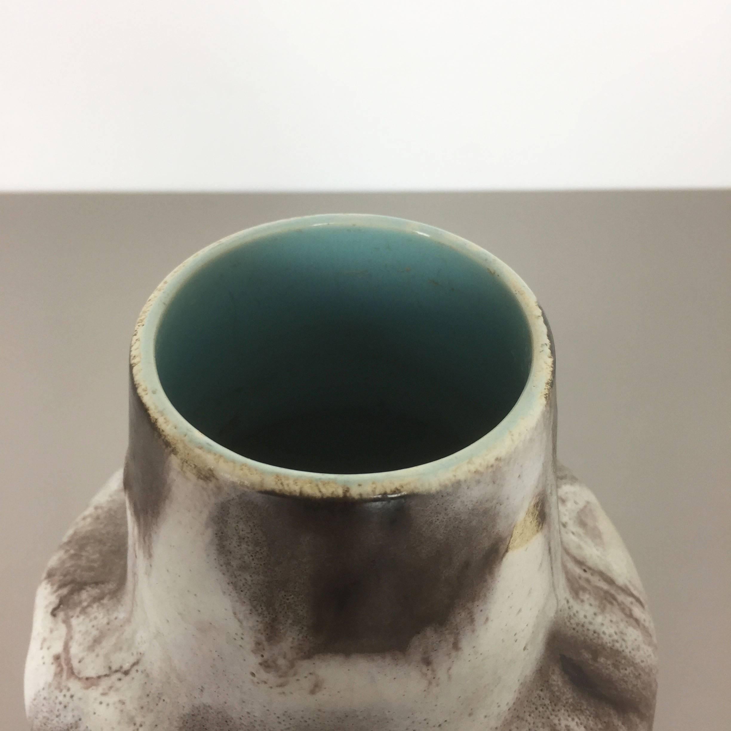 Allemand Poterie d'atelier Allemagne de l'Ouest en céramique vintage des années 1960, Allemagne Bauhaus