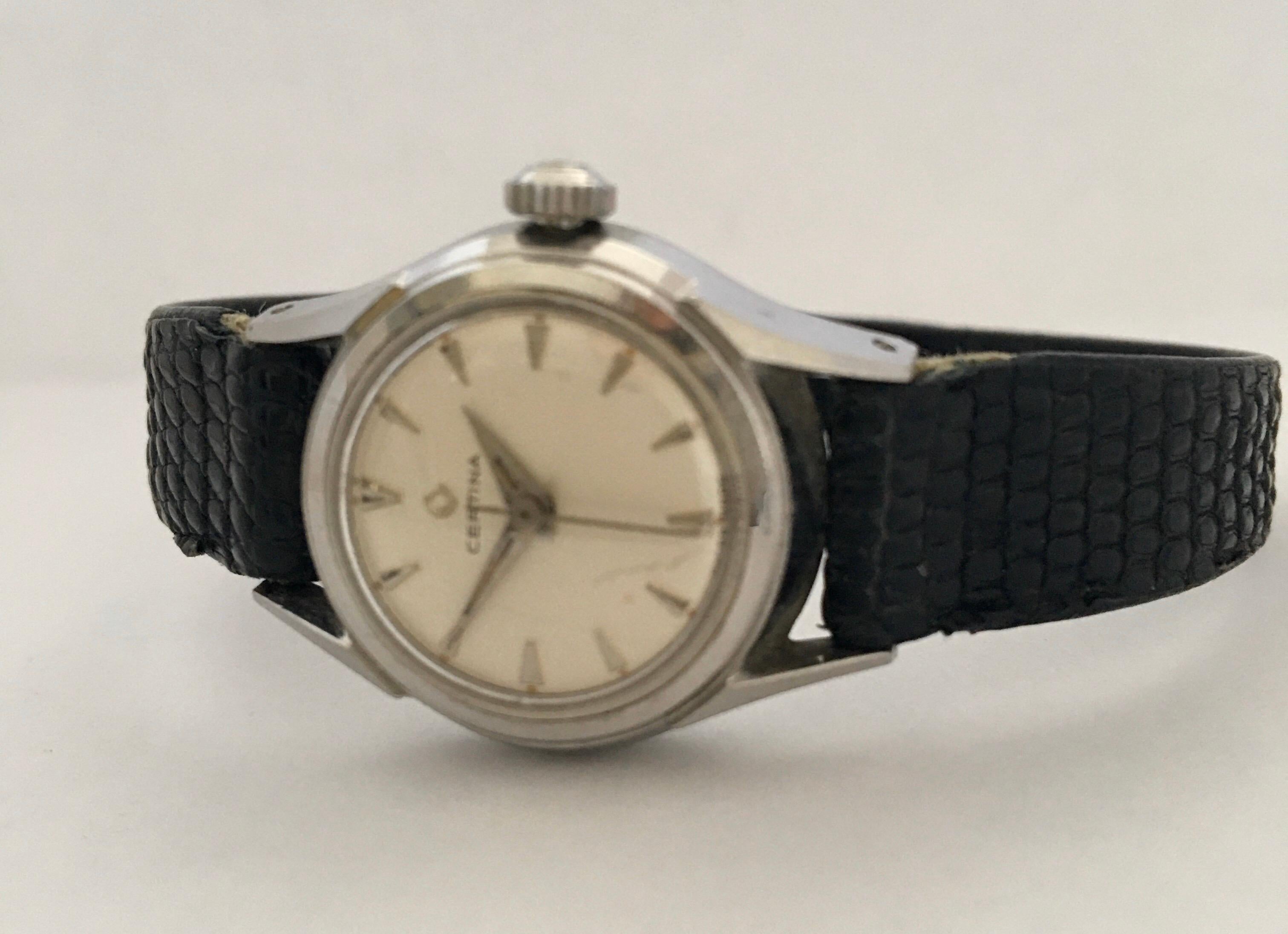 Vintage 1960s Certina Ladies Mechanical Watch For Sale 1