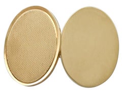 Payton, Pepper & Sons Ltd Vintage 1960s Cufflinks in Yellow Gold