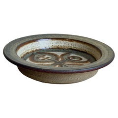 Piatto in ceramica Soholm danese in stile Mid-Century Modern degli anni ’60
