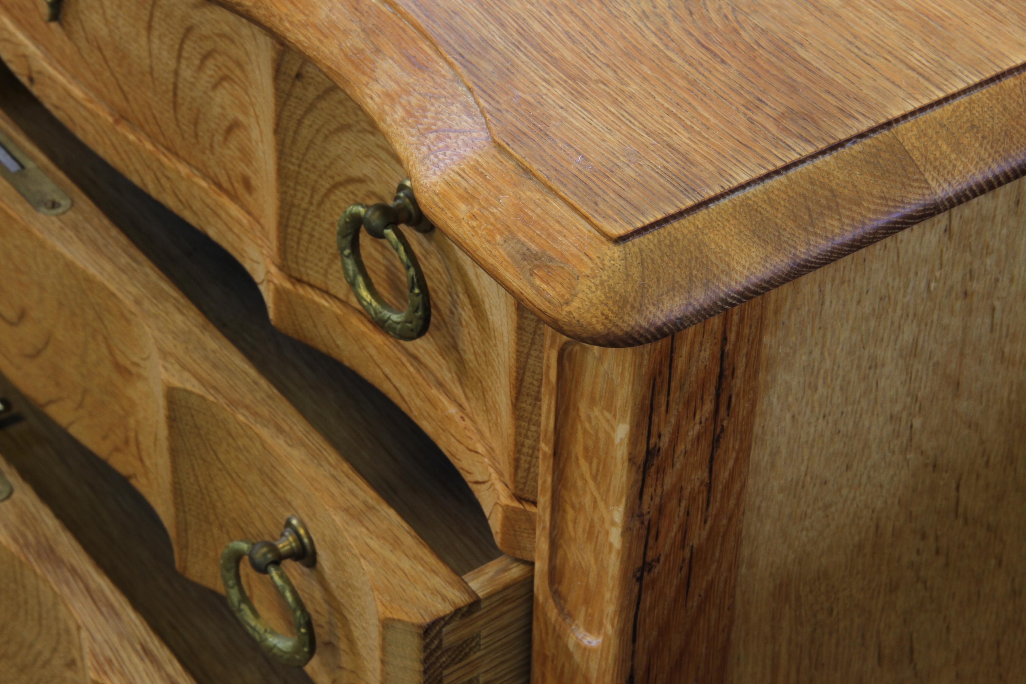 Vintage 1960s Danish Modern Oak Nightstands, Bedside Tables, Kjærnulf Style en vente 10
