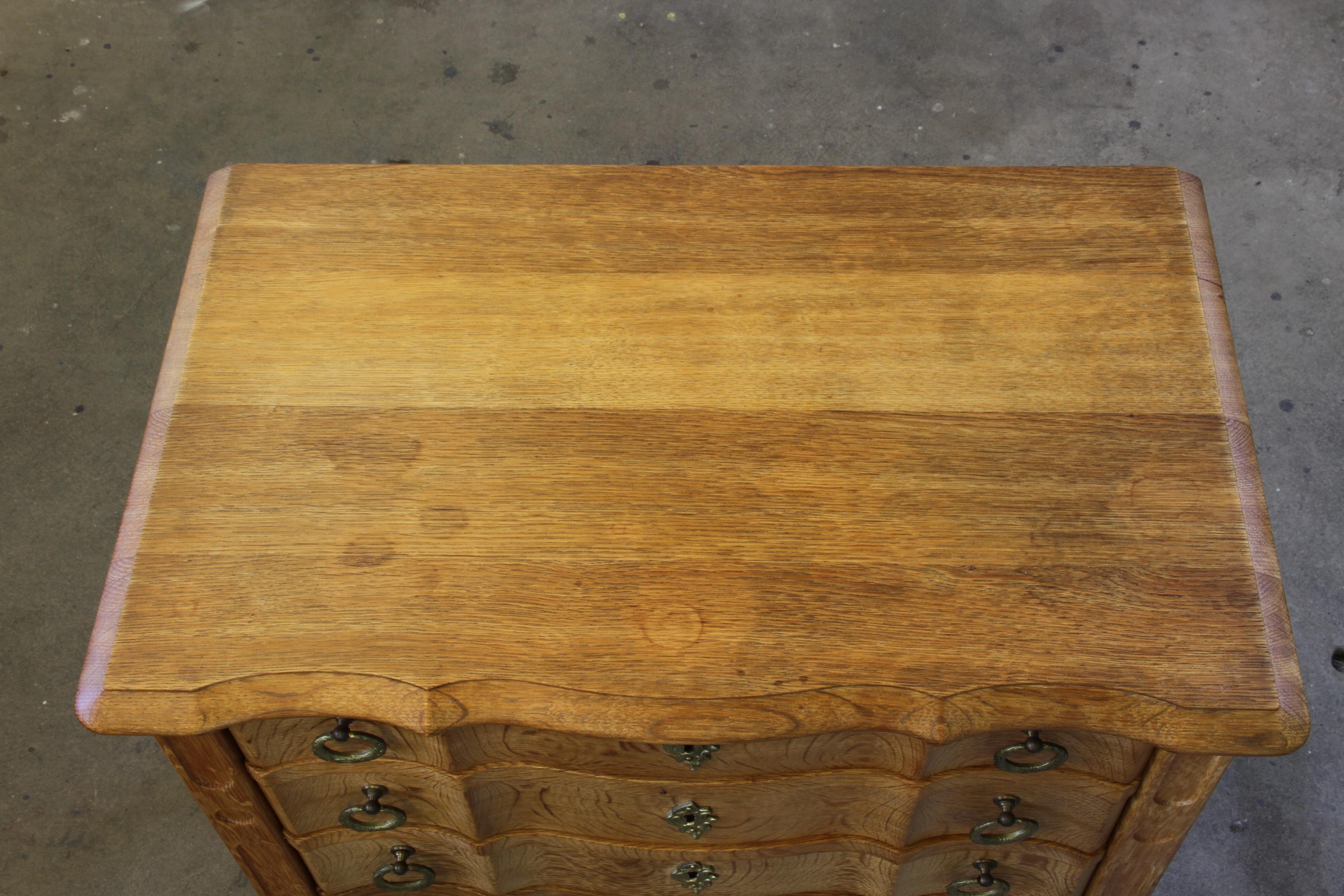Vintage 1960s Danish Modern Oak Nightstands, Bedside Tables, Kjærnulf Style en vente 12