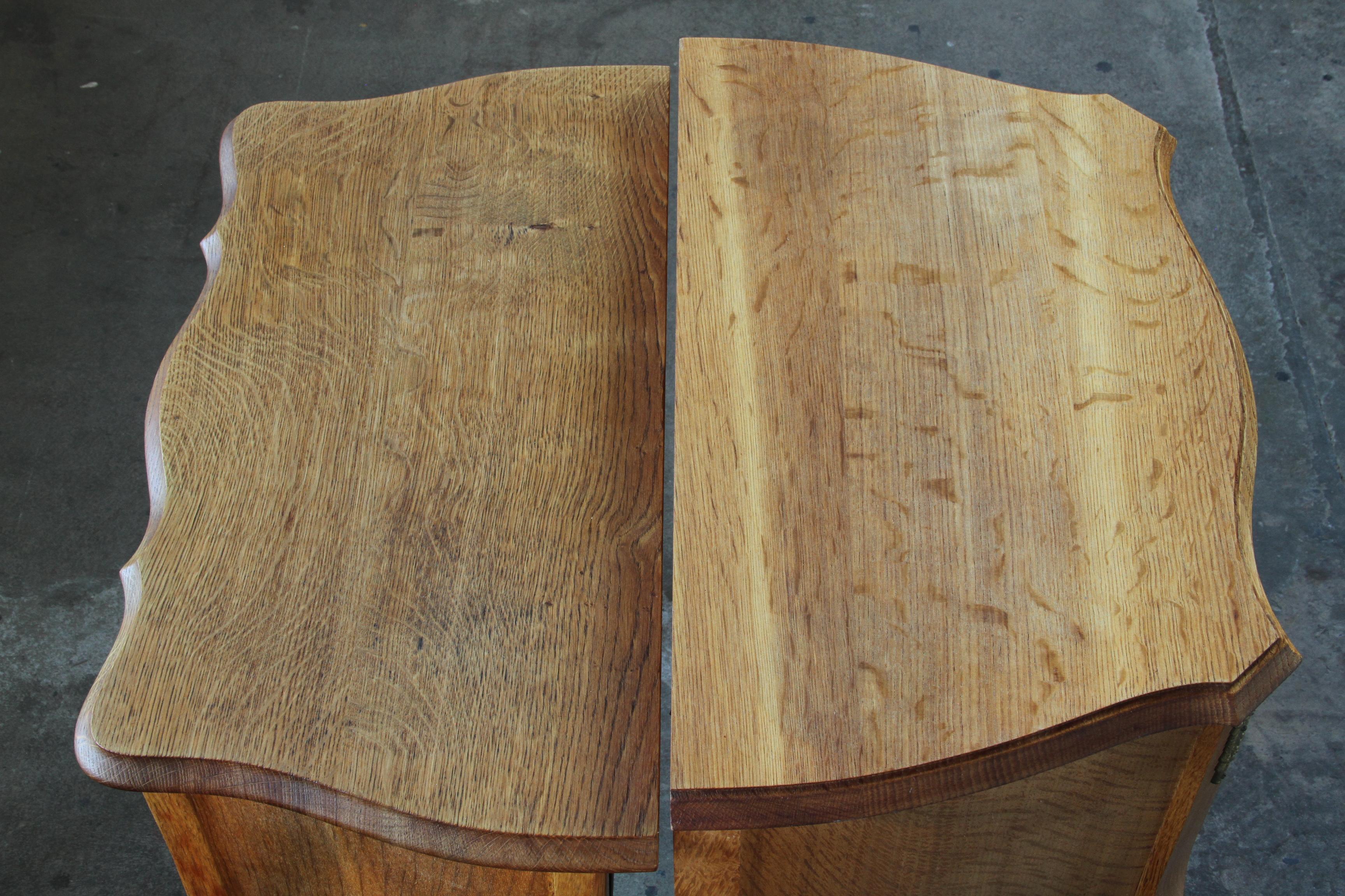 Comodini danesi moderni in Oak del 1960 - Henning Kjærnulf stile barocco in vendita 13