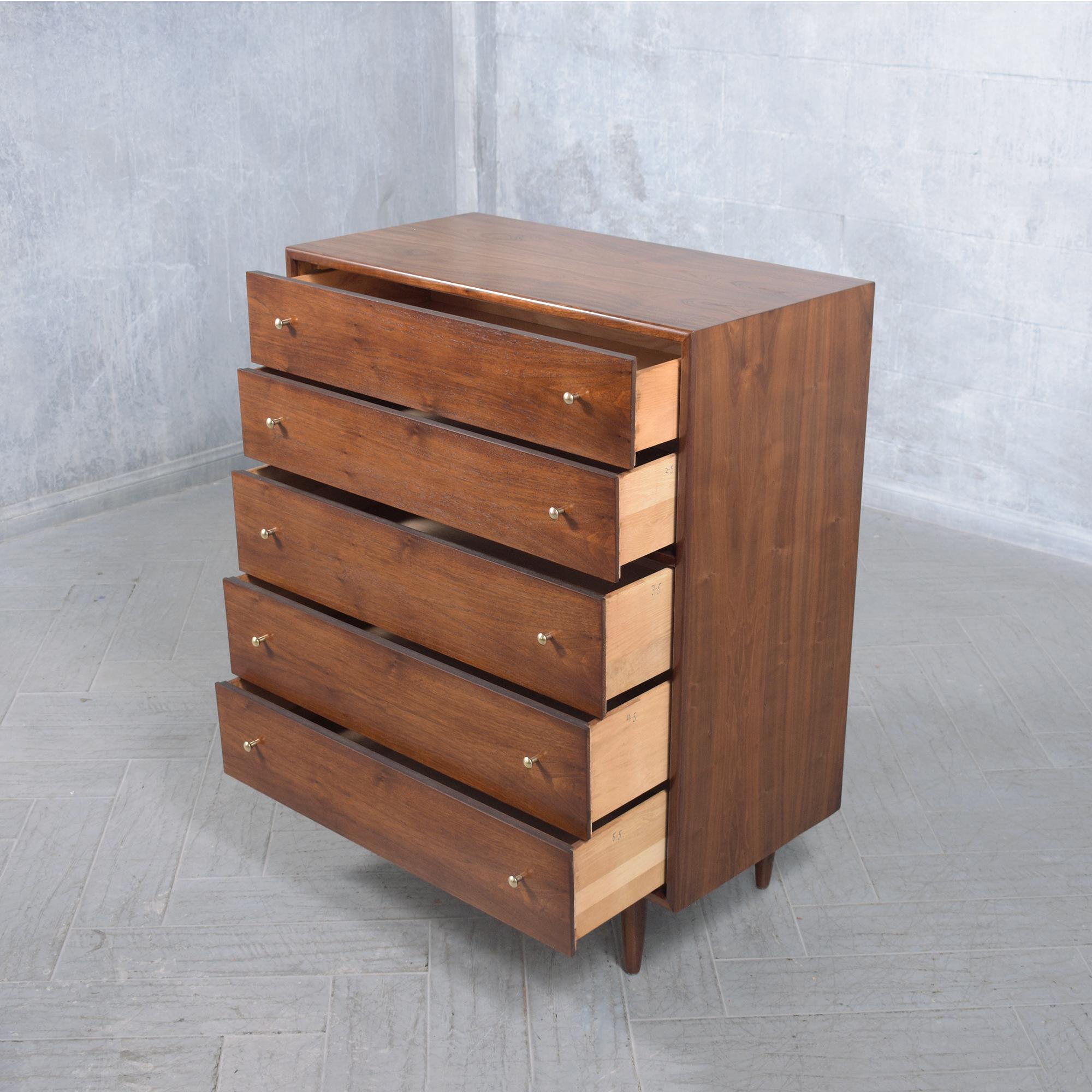 Danish Modern Mahogany Dresser: 1960s Craftsmanship Redefined For Sale 3