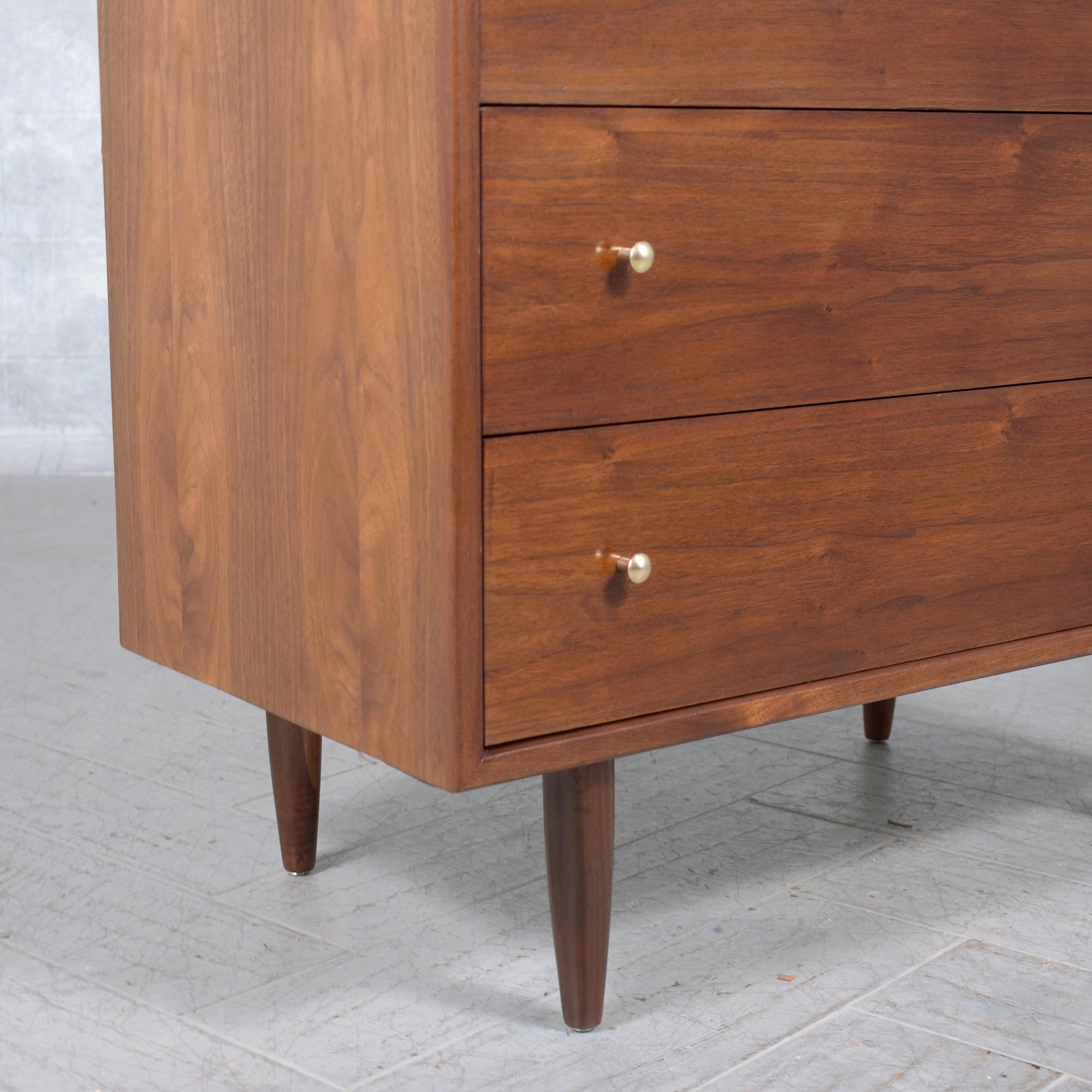 Patinated Danish Modern Mahogany Dresser: 1960s Craftsmanship Redefined For Sale