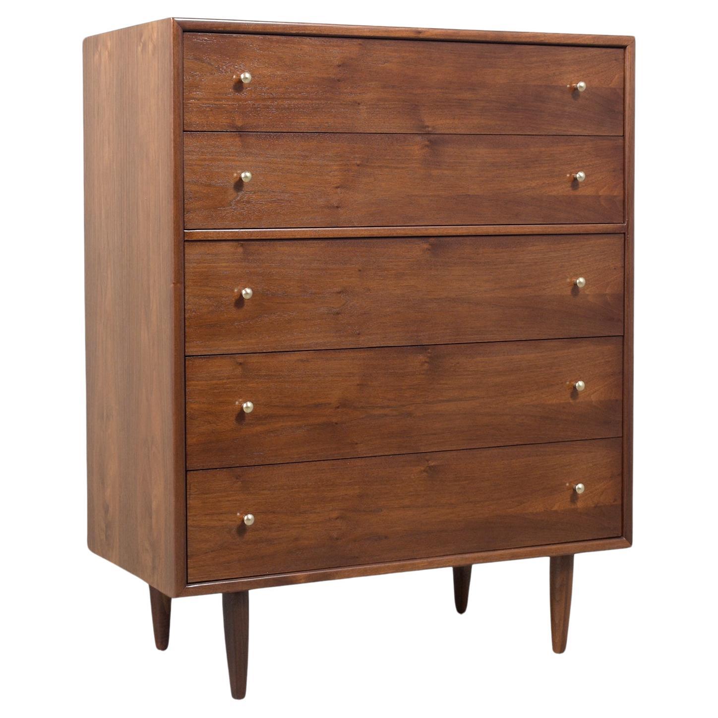 Danish Modern Mahogany Dresser: 1960s Craftsmanship Redefined For Sale