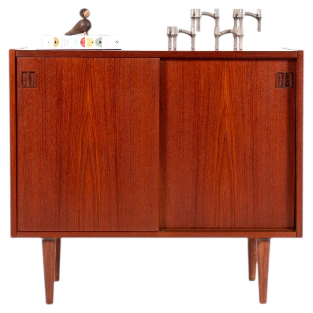 Vintage 1960s Danish Teak Cabinet by Sejling Skabe For Sale