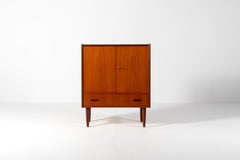 Vintage 1960s Danish Teak Cabinet with Drawer