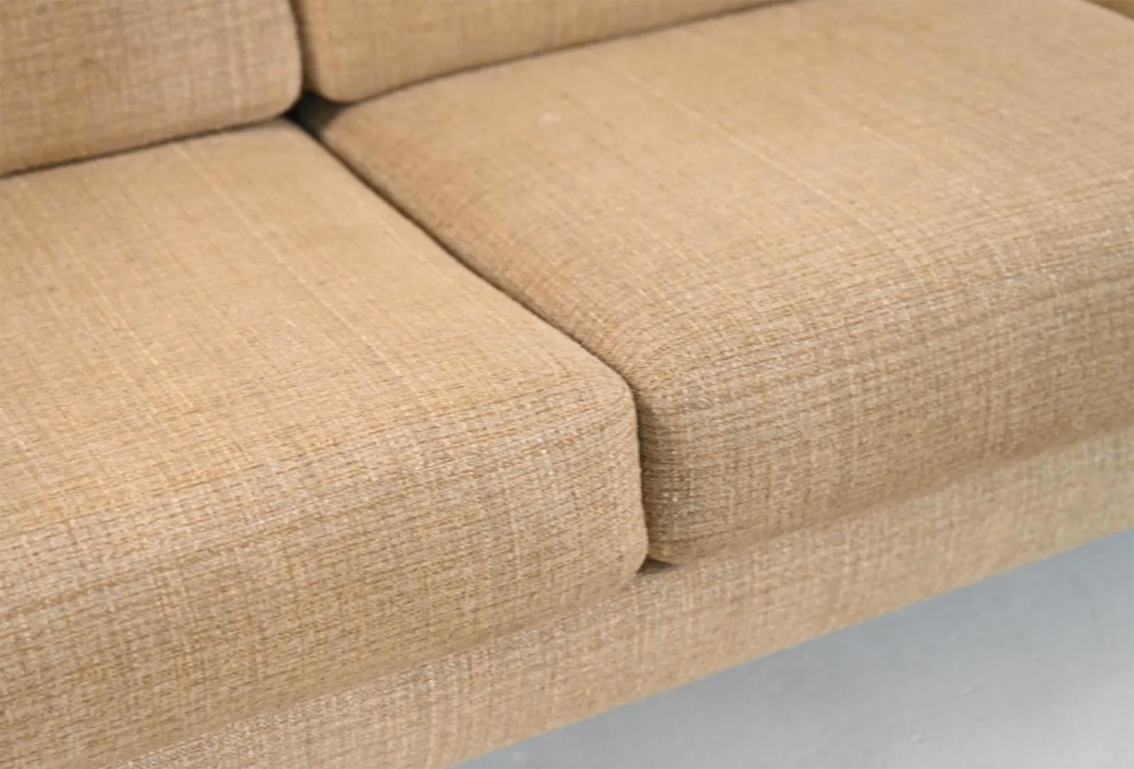 Upholstery Vintage 1960s Danish Three-Seat Sofa Model GE-300/3 by Hans Wegner for GETAMA For Sale