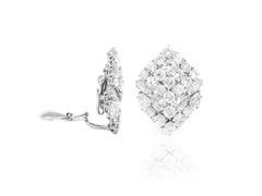 Vintage 1960er Jahre David Webb 20,00 Karat Diamant-Ohrringe