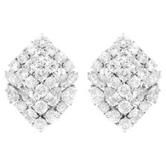 Boucles d'oreilles vintage en diamant de 20.00 carats de David Webb des années 1960