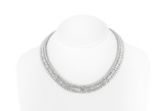 Vintage 1960s David Webb 48.00 Carat Diamond Necklace