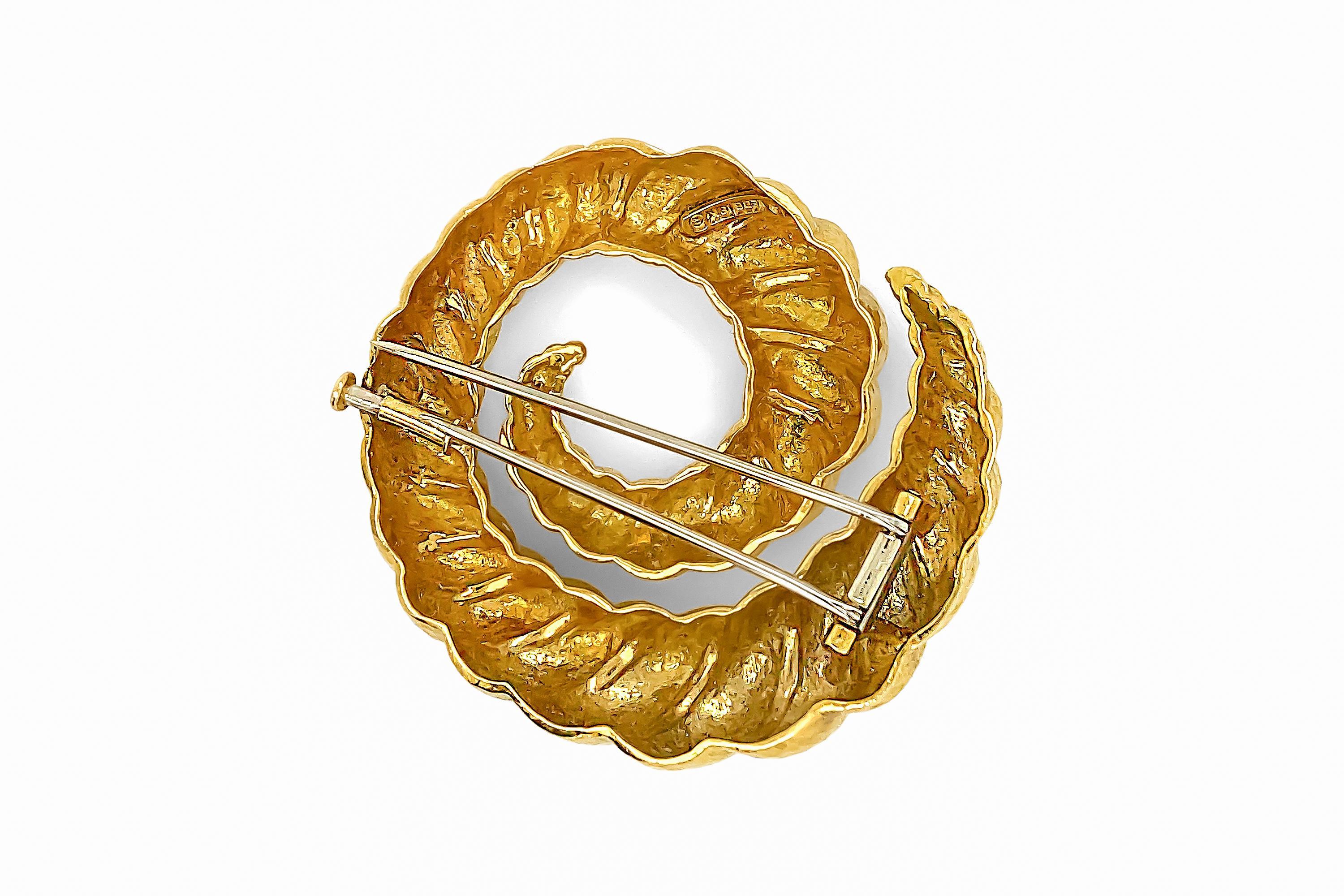 Donna Spilla a volute di David Webb, vintage anni '60 in vendita