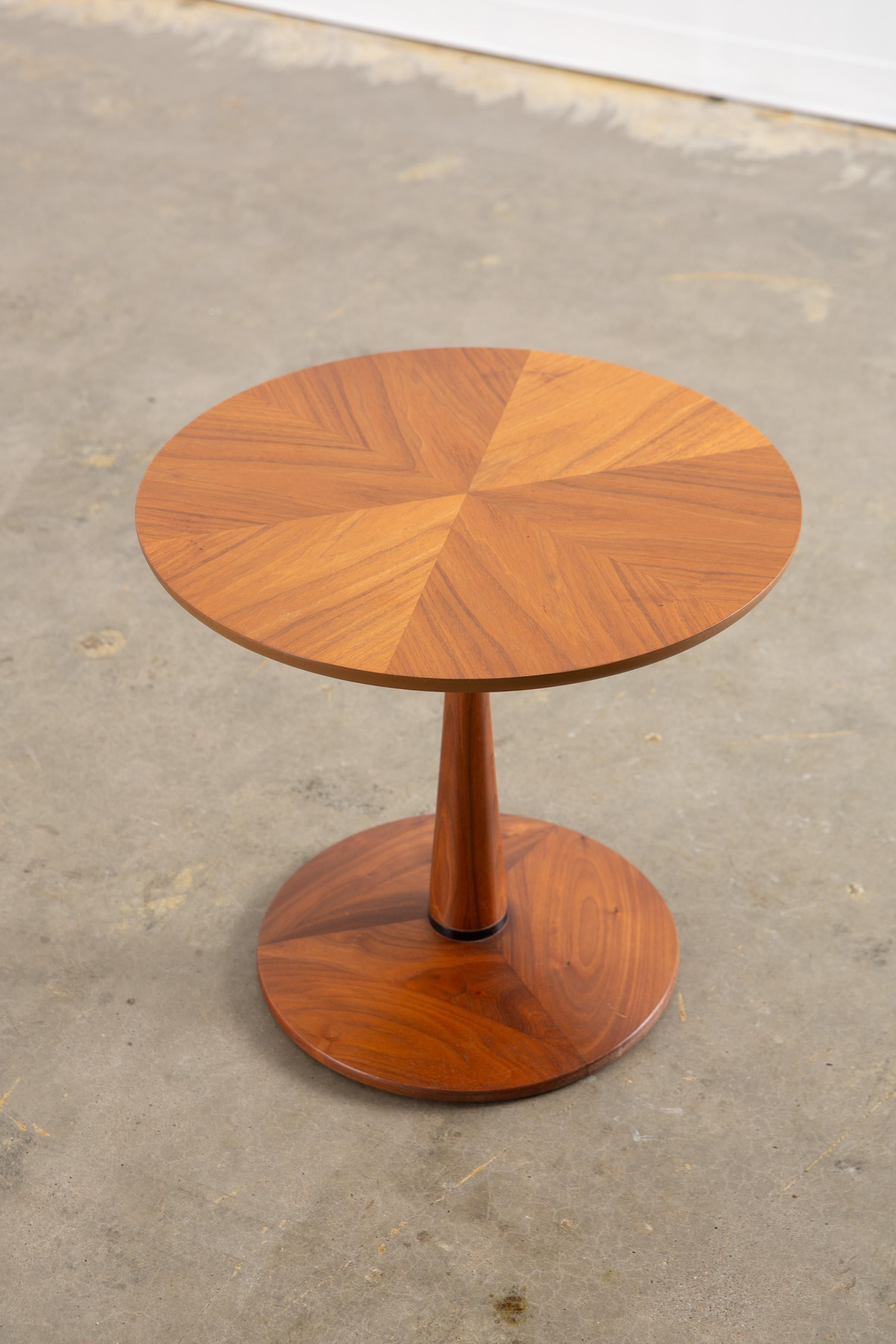 Walnut Vintage 1960's Drexel Declaration Side Table by Kipp Stewart