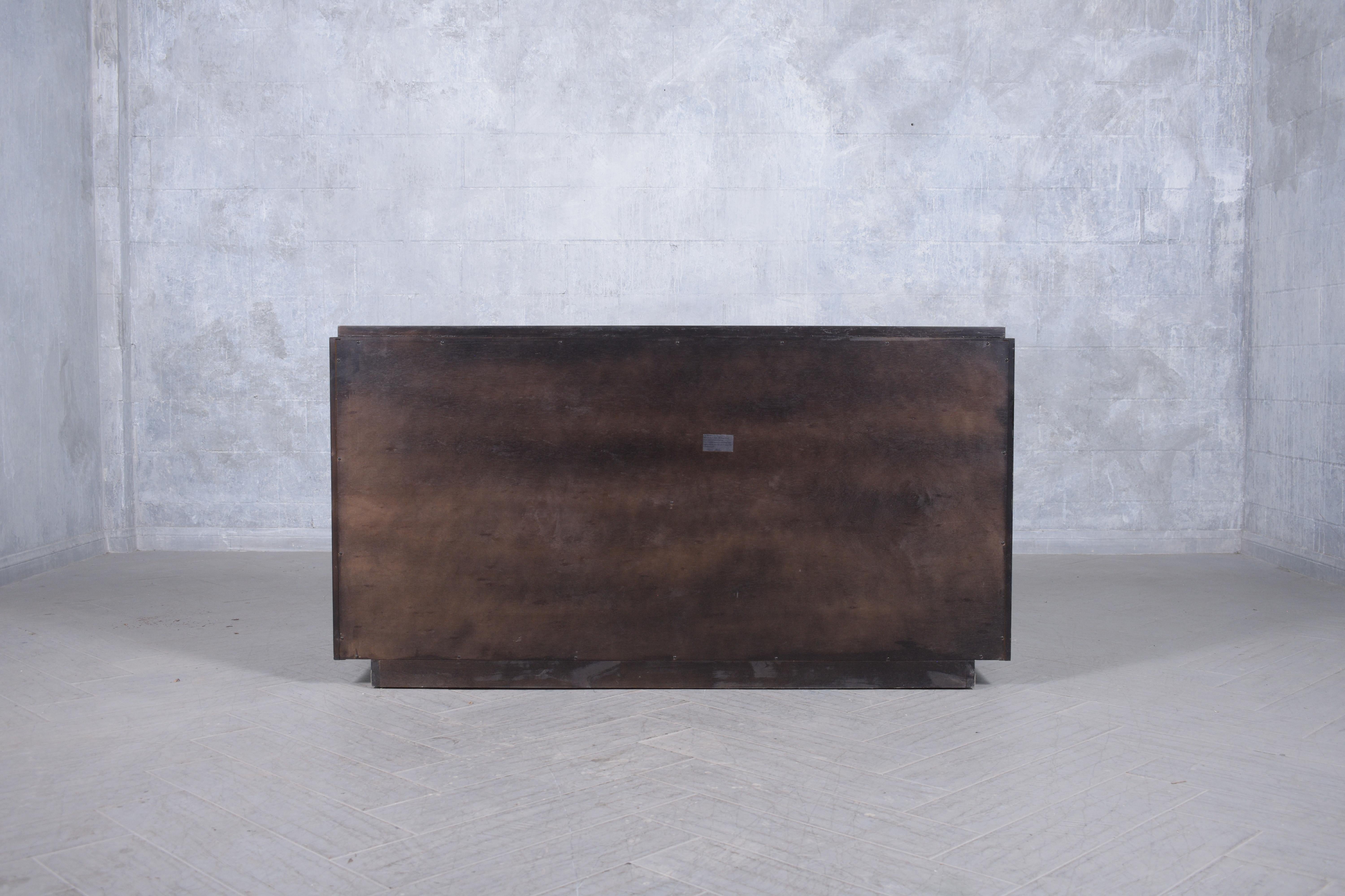 Vintage Mid-Century Modern Walnut Chest: Enduring Style & Sophistication For Sale 5