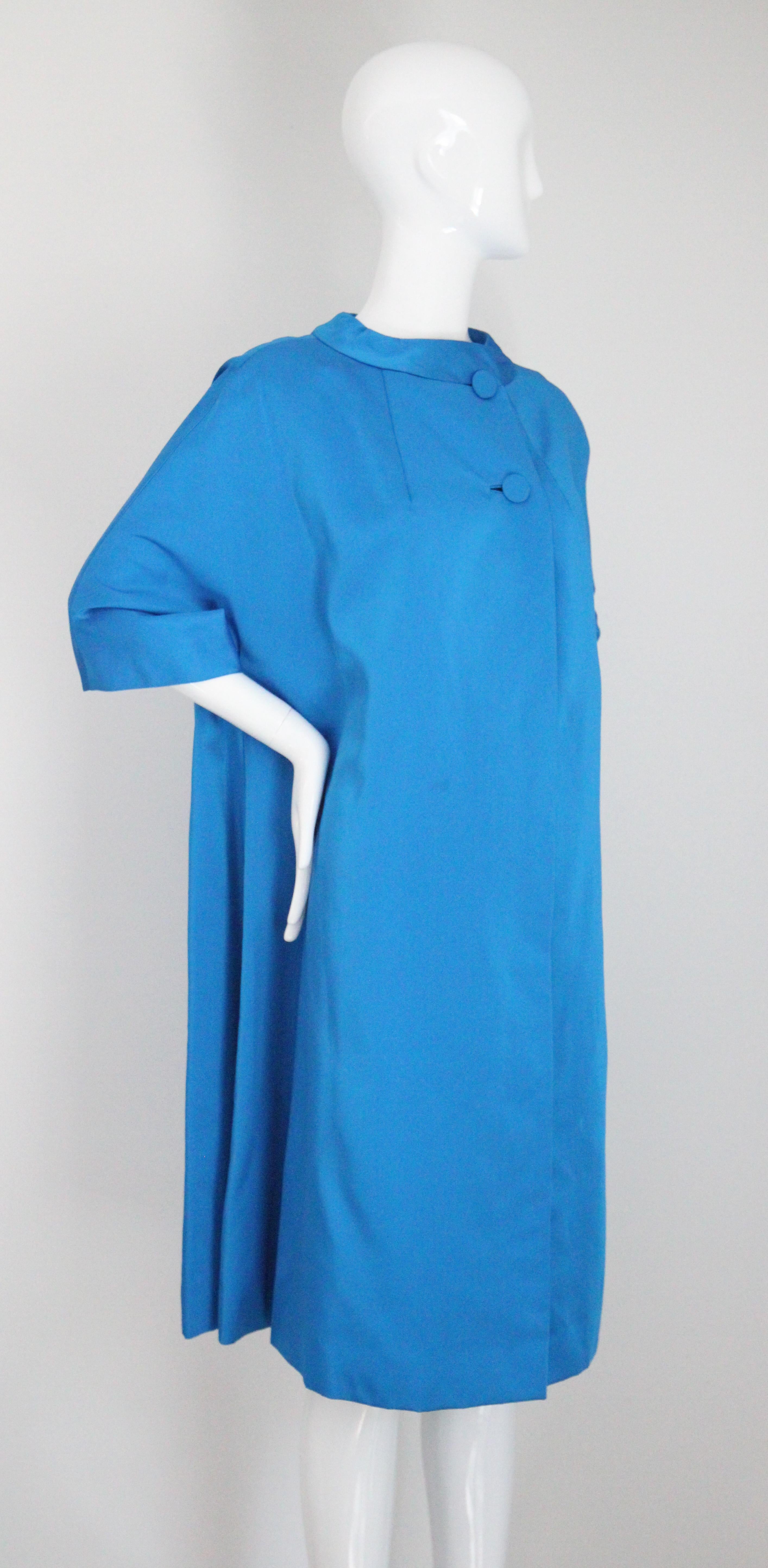 Plumífero vintage azul eléctrico de los años 60 Neiman Marcus UK 10-14 US 6-10 en Bueno estado para la venta en Cheltenham, GB
