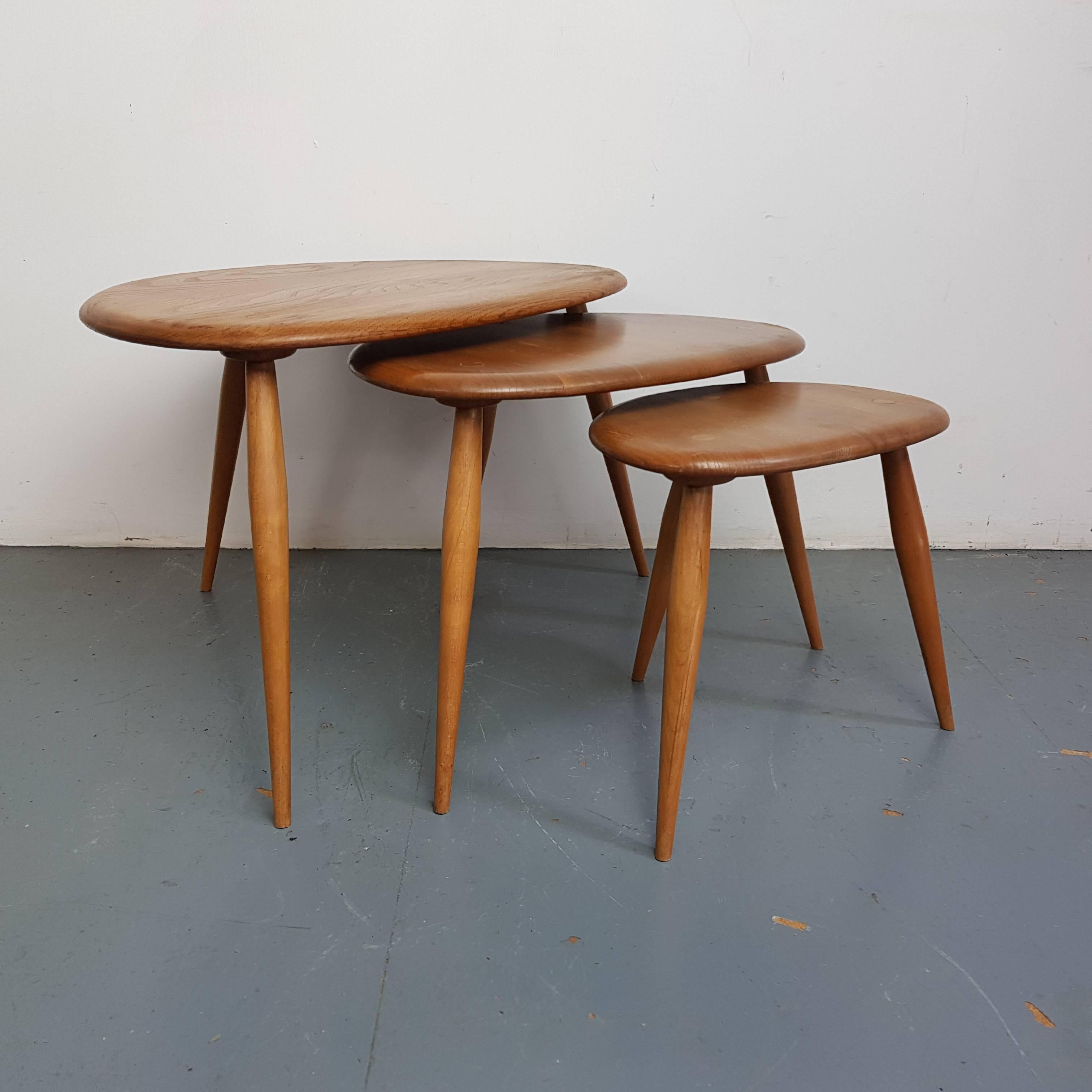 ercol nest of tables