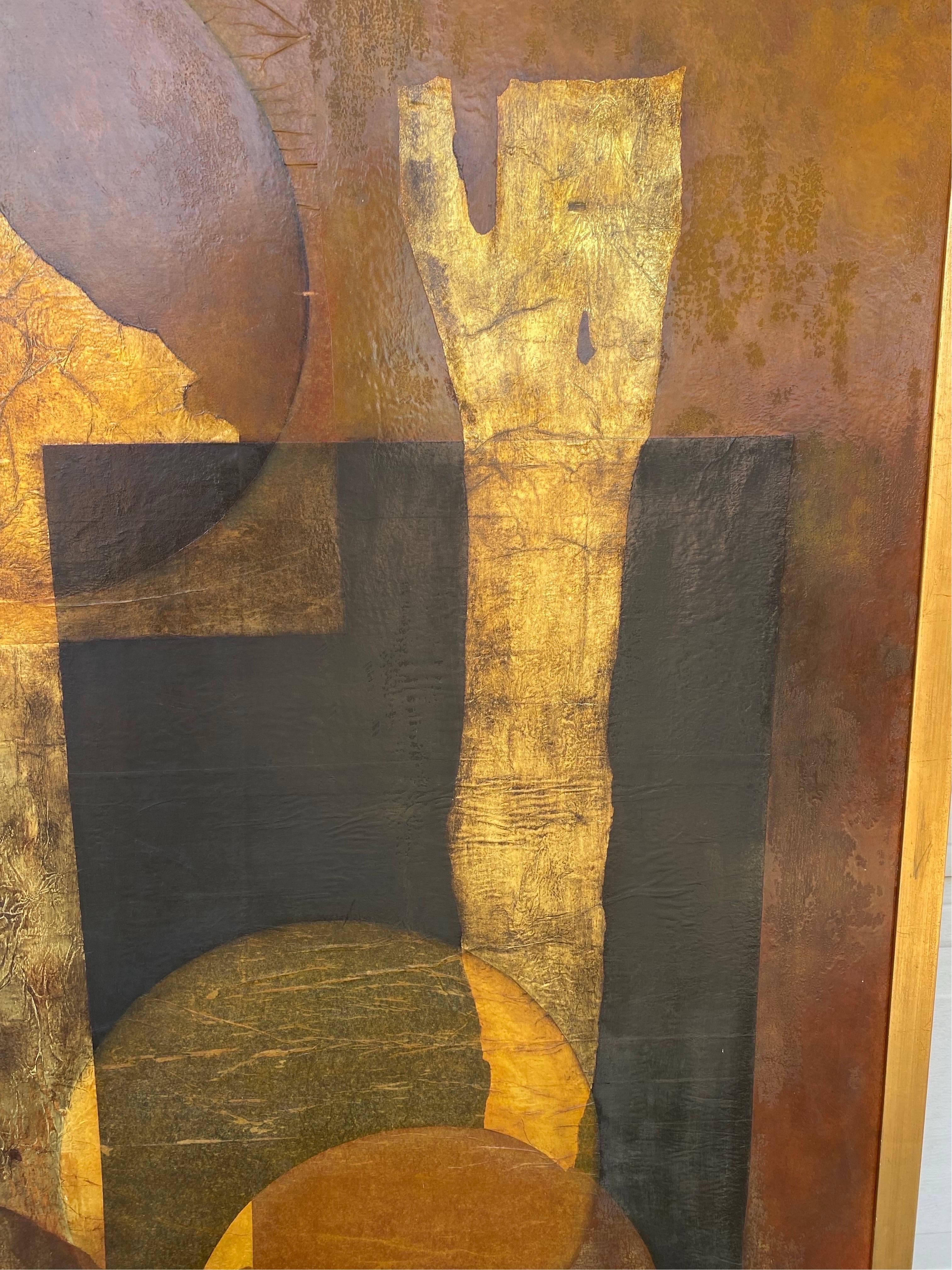 Vintage 1960s Exhibition Large Original Abstract Award Winning Female Artist 3