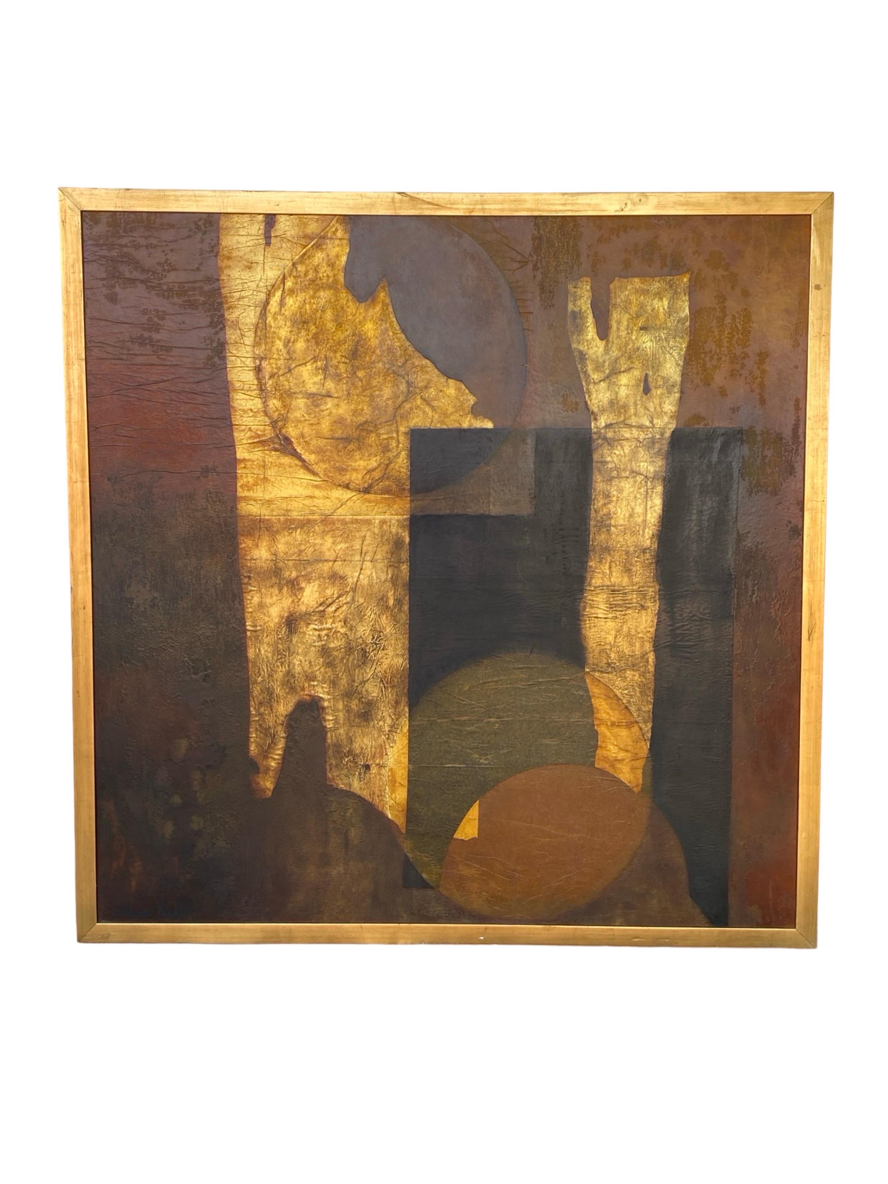 Mid-20th Century Vintage 1960s Exhibition Large Original Abstract Award Winning Female Artist