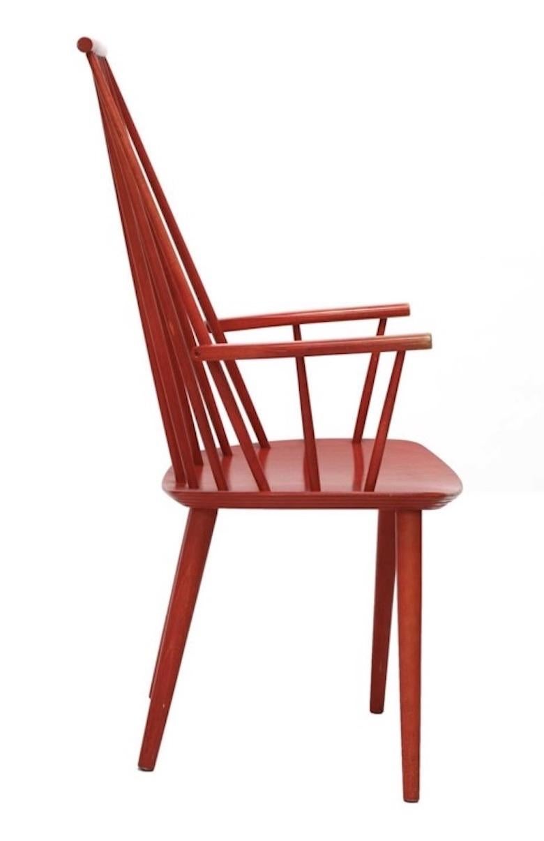 A vintage FDB Møbler Danish stick high backed design armchair 

1960's, designed by Paul M Volther for FDB Møbler - see pictures for label


When purchasing antique items, please be aware that the pieces you buy are not new. All pieces will
