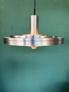 Vintage 1960s  Fibonacci Pendant in Aluminum By Sofus Frandsen for Fog And Mørup