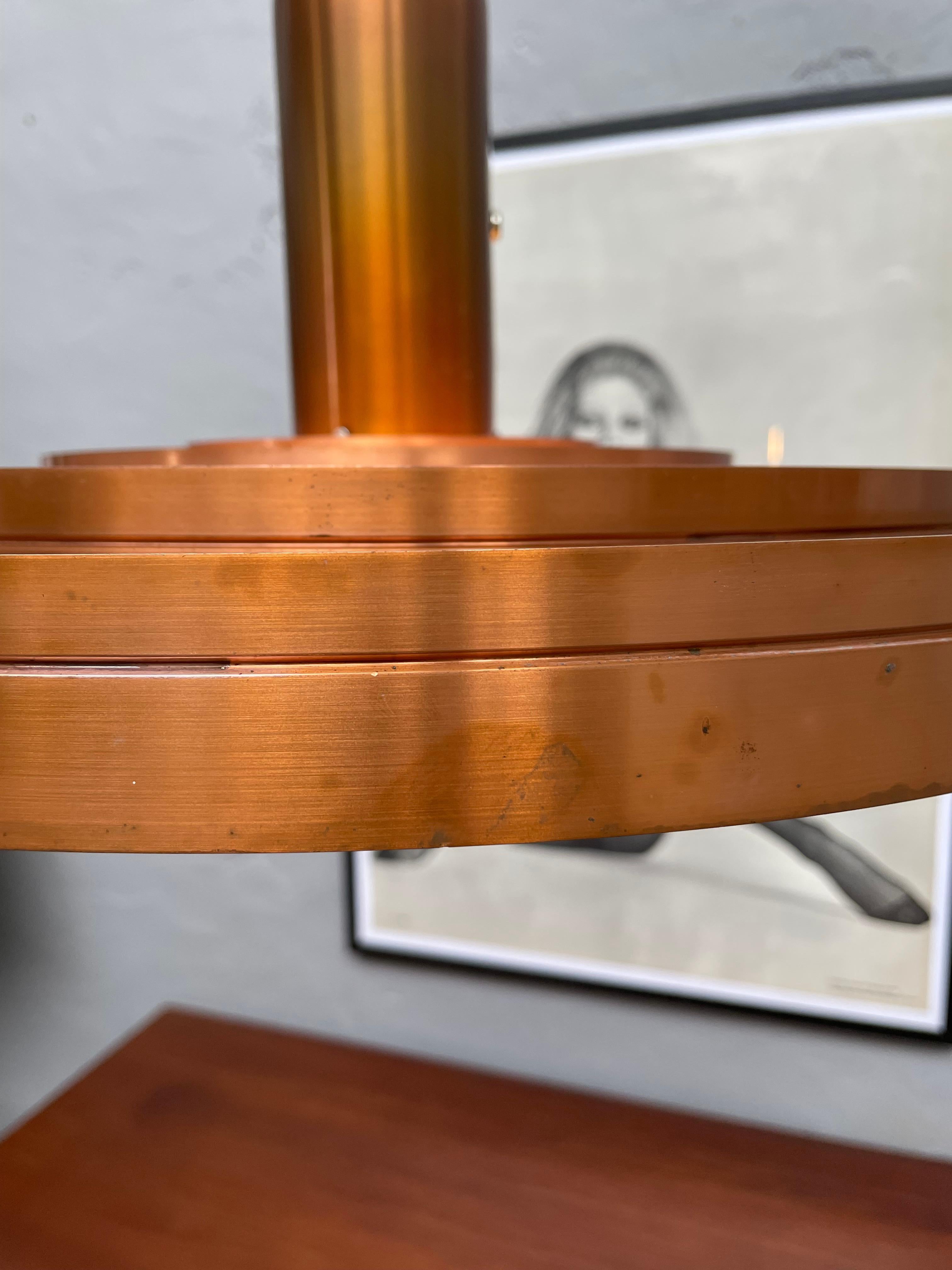 Vintage anni '60  Ciondolo Fibonacci in rame di Sofus Frandsen per Fog & Mørup in vendita 11
