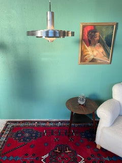 Vintage 1960s  Fibonacci Pendant in Aluminum By Sofus Frandsen for Fog And Mørup