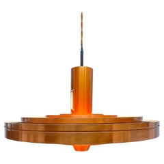 Vintage 1960s  Fibonacci Pendant in Copper By Sofus Frandsen for Fog And Mørup