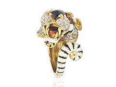 Vintage 1960s Frascarolo Tiger Ring