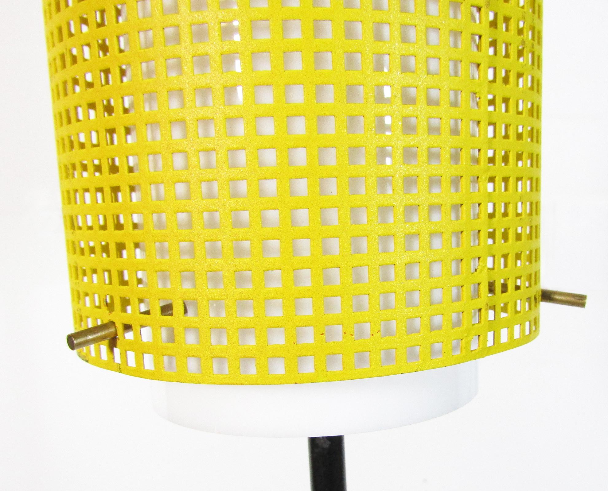 Vintage 1960s French Lovers Modernist Floor Lamp Attrib. Mathieu Mategot For Sale 2
