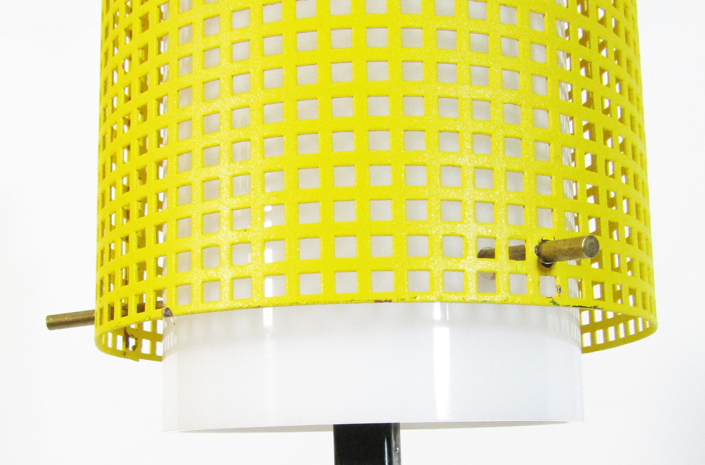 Vintage 1960s French Lovers Modernist Floor Lamp Attrib. Mathieu Mategot For Sale 3