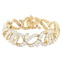 Gerard Bracelet vintage des années 1960 avec diamants de 30,00 carats