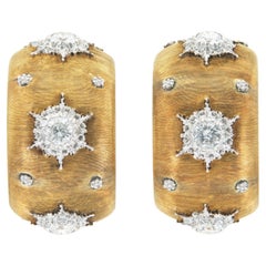 Vintage 1960s Gianmaria Buccellati Macri Hoop Earrings